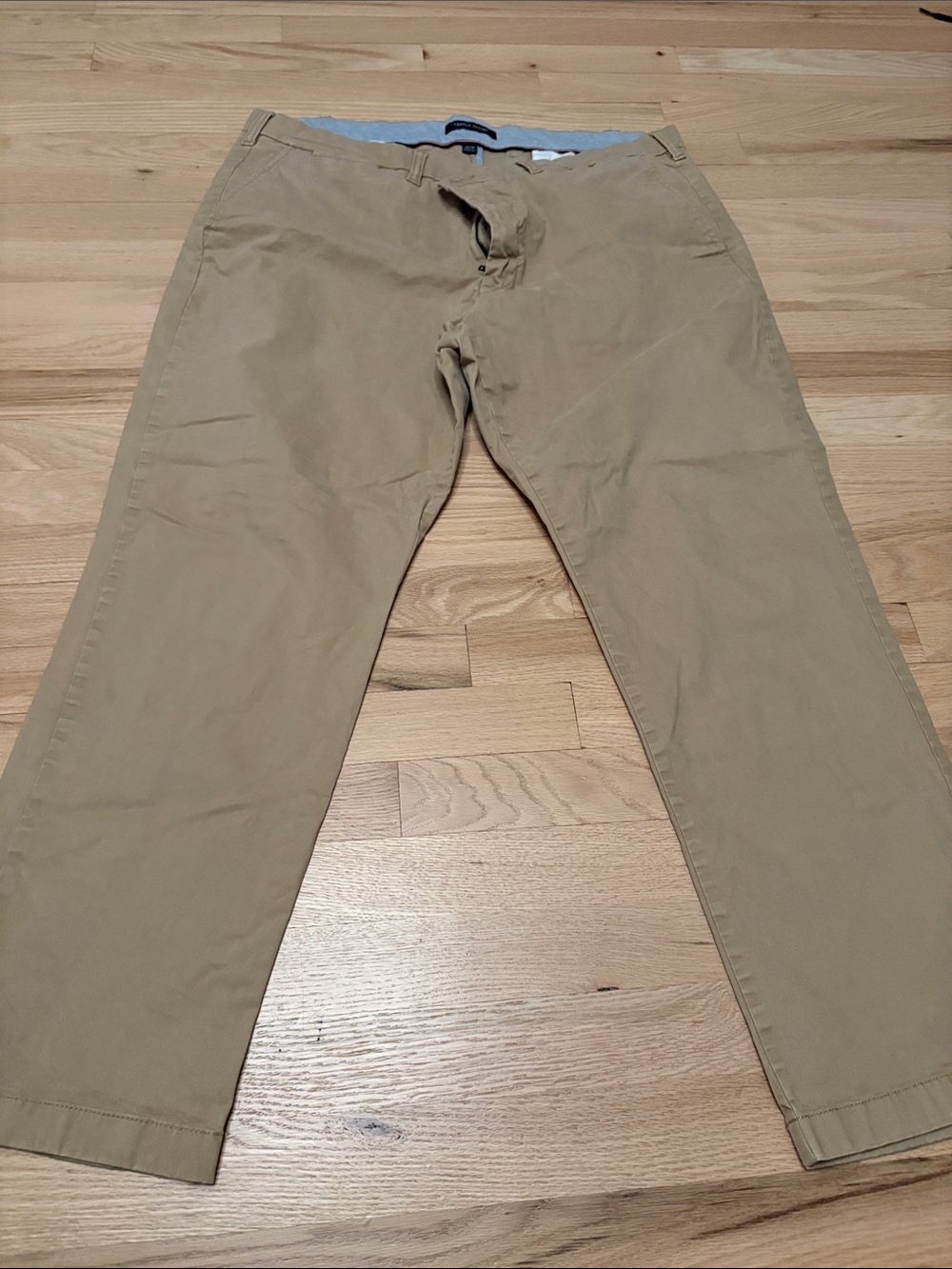 Tommy Hilfiger Men's Tan Chino Pants - Classic Straight Fit